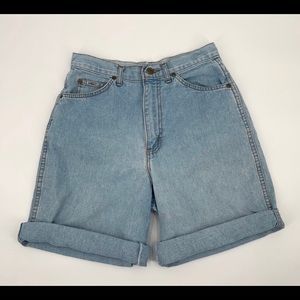 Bermuda denim mom shorts
